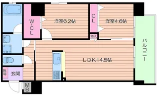 アンシャンテ松崎町【4階】の間取り