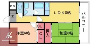 サンライズマンション【3階】の間取り