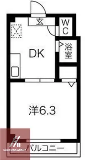 キャビン千里山【2階】の間取り