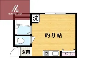 ソレイユ錦【1階】の間取り