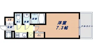サムティ江戸堀ASUNT【8階】の間取り