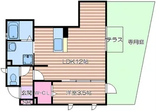 Kメゾン【1階】の間取り