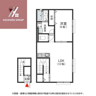 FineSquare喜連【202号室】の間取り