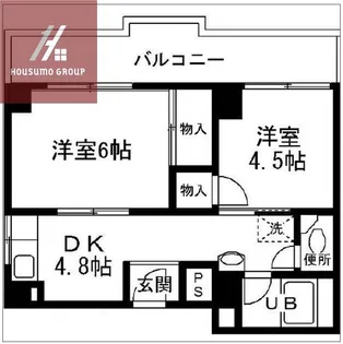 メゾンムーラン【301号室】の間取り