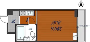 89新石切【3階】の間取り