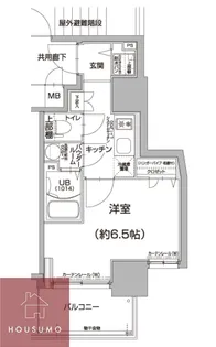 エスリード新大阪ザ・マーク【804号室】の間取り