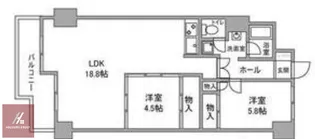 新北野第3コーポ【1006号室】の間取り
