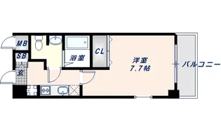 エスリード森ノ宮駅前【2階】の間取り