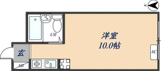 グロースハイツ住道【2階】の間取り