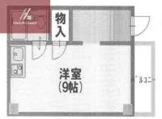 メゾン深野【1-F号室】の間取り