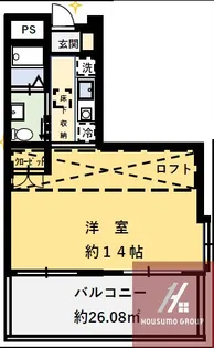WOBレマーニー昭和町【2階】の間取り