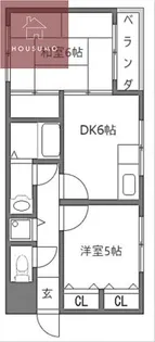 Riora平野【301号室】の間取り