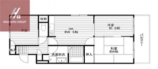 セジュール山本【1階】の間取り