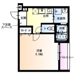 フジパレス瑞光駅東 【2階】の間取り