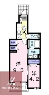 パーチェブレッザ【1階】の間取り