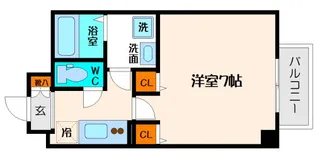 アリビオ都島【504号室】の間取り