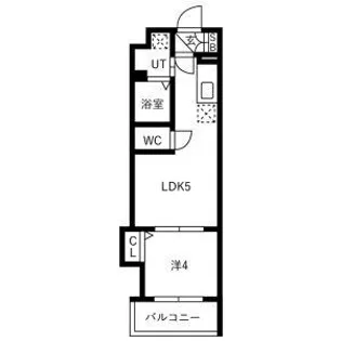 AXIA M−City大阪瑞光【209号室】の間取り