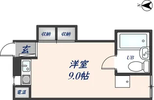 シンコーハイツ【3階】の間取り
