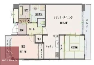 コムザ21北緑丘【5階】の間取り