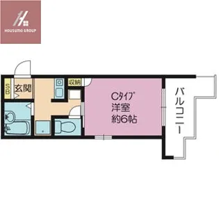 眞柄ビル【508号室】の間取り