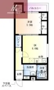 フジパレス住道Ⅰ番館【3階】の間取り