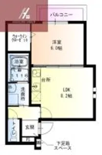 フジパレス住道Ⅱ番館【2階】の間取り