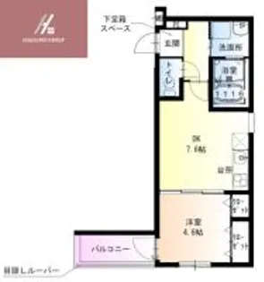 フジパレス住道Ⅲ番館【3階】の間取り