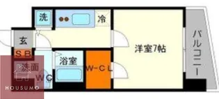 T’s SQUARE 大阪城【10階】の間取り