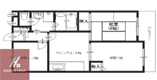 クレアコート【4階】の間取り