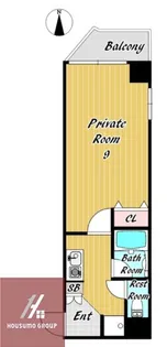 Collection桜ノ宮Ⅱ【305号室】の間取り
