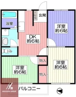 チサトハイツ【2階】の間取り