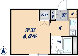 RHYTHM新石切A棟【2階】の間取り