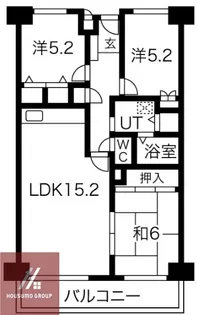 ファミールハイツ北大阪1号棟【1013号室】の間取り