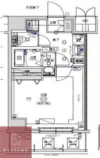 MELDIA CREST TAPP新大阪WEST【302号室】の間取り