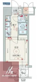 エステムコート新大阪Ⅵエキスプレイス【6階】の間取り