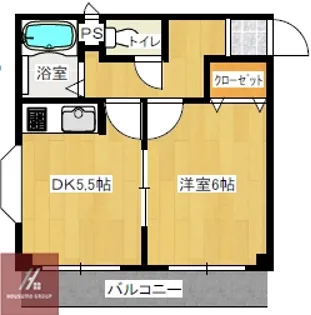 メゾン東栄豊南西【101号室】の間取り