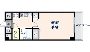 リアライズ鶴橋東【501号室】の間取り