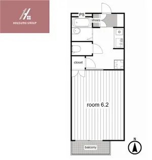 エンジェルハイツ瓢?山【2階】の間取り