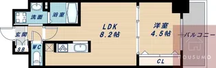 セノアタワー新大阪【3階】の間取り