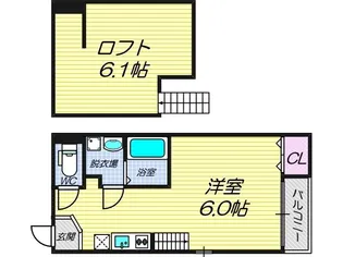 トロワ・スール【2階】の間取り
