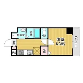 千葉 住吉【2階】の間取り