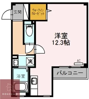 スプレンダー【203号室】の間取り