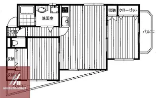 ノーブル千里【2階】の間取り