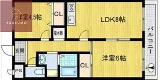 メゾンエスポアール 【605号室】の間取り