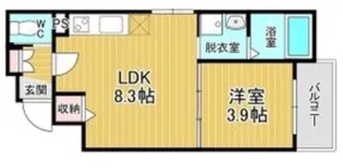 GRAND FUSE【2階】の間取り