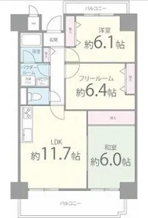 サン・フォレスト【4階】の間取り