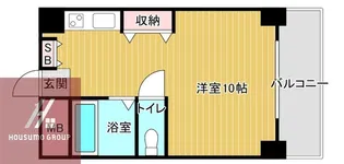 ハイツプリンス【5階】の間取り