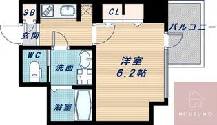 S-RESIDENCE新大阪Rish【10階】の間取り