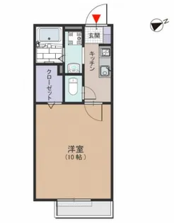プルミエール B棟【103号室】の間取り