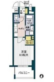 淀川ウエストタワー【205号室】の間取り